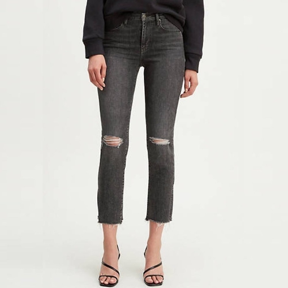 Levi's Premium Gray Curvy Skinny Jean